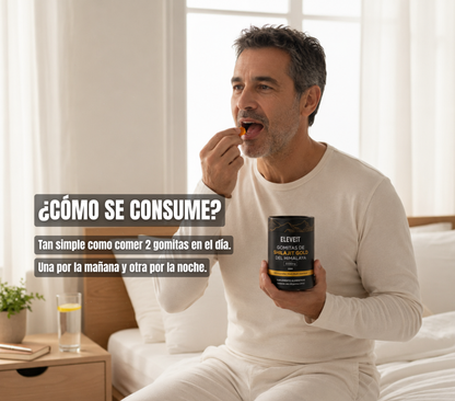 Eleveit Gold Gomitas de Shilajit Puro del Himalaya